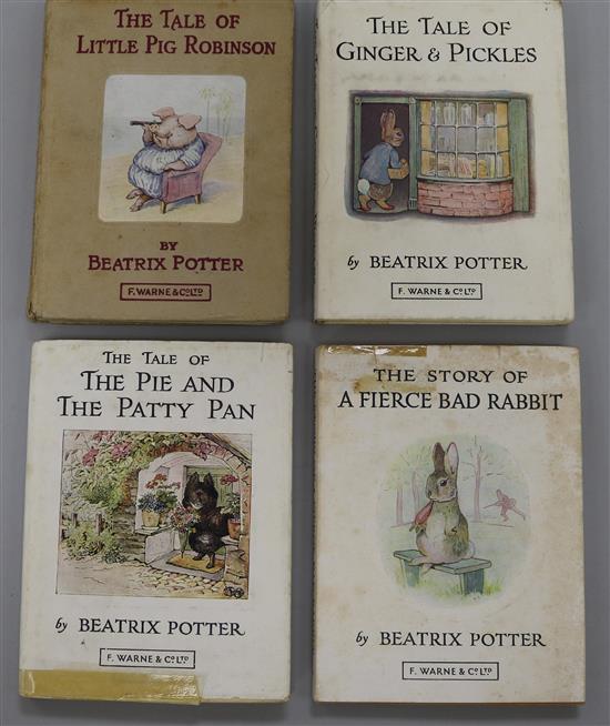 Potter, Beatrix - A collection of nineteen volumes, including early editions, (please see website for individual titles)